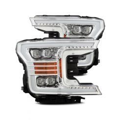 AlphaRex 18-19 For Ford F-150 NOVA LED Projector Headlights Plank Style