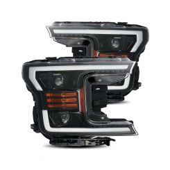 AlphaRex 18-19 For Ford F-150 PRO-Series Proj Headlights Plank Style Gl