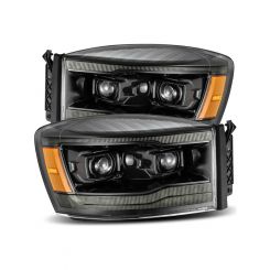 AlphaRex 06-08 For Dodge Ram 1500HD LUXX LED Projector Headlights Plank