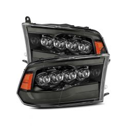 AlphaRex 09-18 For Dodge Ram 1500HD NOVA LED Projector Headlights Plank