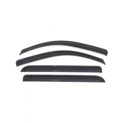 AVS 05-09 Hummer H3 Ventvisor Outside Mount Window Deflectors 4pc Smoke