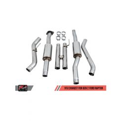 AWE Tuning 2017+ For Ford Raptor 1 FG Resonated Performance H-Pipe