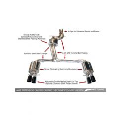 AWE Tuning For Audi B8.5 S5 3.0T Touring Edition Exhaust System Pol