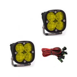 Baja Designs Squadron Sport Wide Cornering Pair LED Light Pods Amber