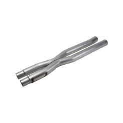 BBK 15-20 Ford Mustang GT 5.0L Resonator Delete X-Pipe For Use w/Shorties