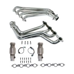 BBK 10-15 Camaro LS3 L99 Long Tube Exhaust Headers With Converters 1-3/4