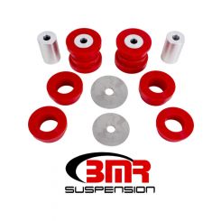 BMR 15-17 S550 Mustang Rear Cradle Bushing Kit Polyurethane Red