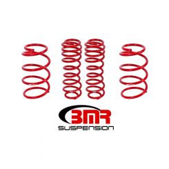 BMR 07-14 Shelby GT500 Drag Lowering Springs Set Of 4 Red