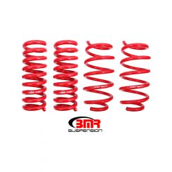 BMR 08-19 For Dodge Challenger Lowering Springs 1.25in Drop Set of 4 Red