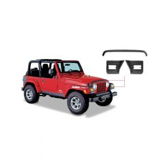 Bushwacker 97-06 For Jeep Wrangler Trail Armor Hood Stone Guard and 2 Fr