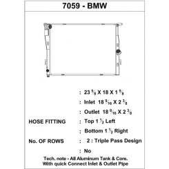 CSF 07-13 For BMW M3 E9X Triple Pass Radiator