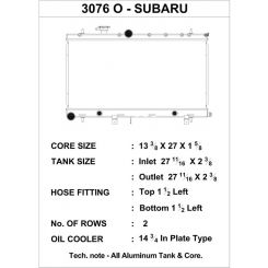 CSF 02-07 For Subaru WRX/STI Radiator w/Built-In Oil Cooler/Filler Neck