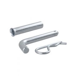 Curt 1/2in Hitch Pin w/5/8in Adapter 1-1/4in or 2in Receiver Zinc Packag