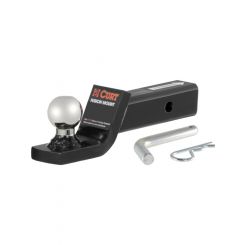 Curt Fusion Ball Mount w/2in Ball 2in Shank 7500lbs 2in Drop