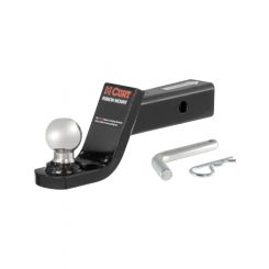 Curt Fusion Ball Mount w/2in Ball 2in Shank 7500lbs 4in Drop