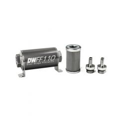 DeatschWerks Stainless Steel 3/8in 100 Micron Universal Inlin