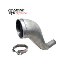Diamond Eye Kit 4" Dwnp Hx40 Turbo-Direct Flange W/ V-Band Clamp Al For