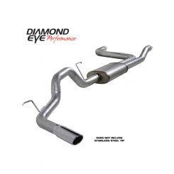 Diamond Eye Kit 3-1/2" Cb Sgl Gas Al For Nissan Titan 5.6L 07-10