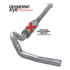 Diamond Eye Kit 4" Cb Mflr Rplcment Pipe Sgl Al: 01-05 For Chevy /Gm
