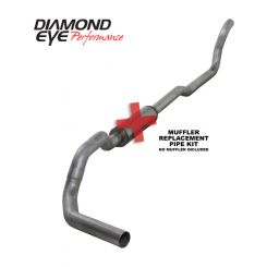 Diamond Eye Kit 4" Tb Mflr Rplcment Pipe Sgl Al: 2-Wheel Drive Only