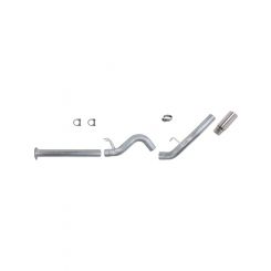 Diamond Eye Kit 4" Dpf Back Sgl Al: 2011 For Ford 6.7L Pwrstroke F250/F