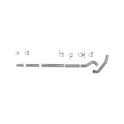 Diamond Eye Kit 5" Cb Mflr Rplcment Pipe Sgl Al: 94-97 For Ford 7.3L