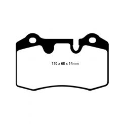 EBC 04-12 For Aston Martin DB9 5.9 Redstuff Rear Brake Pads