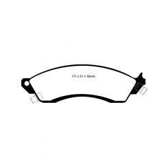 EBC 93-00 For Aston Martin Virage 5.3 PBR Caliper Yellowstuff Front B