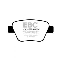 EBC 10-13 For Audi A3 2.0 Turbo Bosch rear caliper Yellowstuff Rear B