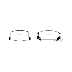 EBC 85-90 For Toyota MR2 1.6 Yellowstuff Rear Brake Pads