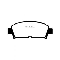 EBC 93-95 For Toyota MR2 2.0 Turbo Yellowstuff Front Brake Pads