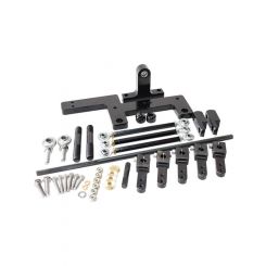 Aeroflow Series 4150 Dual Carburettor Blower Linkage Kit Black