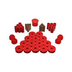 Energy Suspension Master Bushing Red Kit For 55-75 Jeep CJ5/CJ6 Hyper-Flex