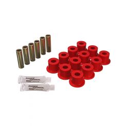 Energy Suspension Front & Rear Leaf Spring Bushing For 72-81 Scout II Red