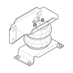 Firestone Ride-Rite Air Helper Spring Kit Rear For Ford F550 / Ram 4500/5