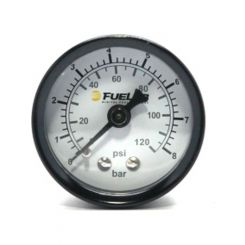 Fuelab 1.5in Fuel Pressure Gauge EFI Range 0-120 PSI Dual Bar/PSI Scale