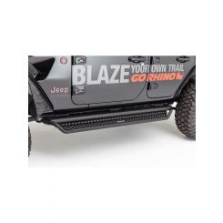 Go Rhino Dominator Extreme D1 Side Steps Tex Blk 87in