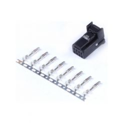 Haltech 8 Pin TYCO Black Plug & Pins