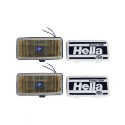 Hella 550 Series 55W 12V H3 Fog Lamp Kit Amber