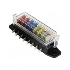 Hella 8-Way Lateral Single Fuse Box
