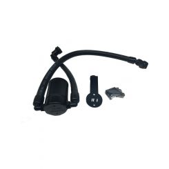 JLT 11-17 For Ford Mustang GT Driver Side Oil Separator 3.0 Black Anod