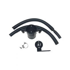 JLT 13-18 For Ford Focus ST Front Oil Separator 3.0 Black Anodized