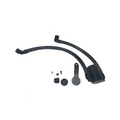 JLT 18-19 For Ford Mustang GT Driver Side Oil Separator 3.0 Black Anod