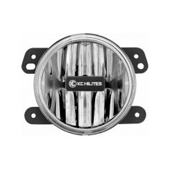 KC Hilites 4" Gravity G4 LED Light 10W SAE/ECE Clear Fog Beam For 10-18 Jeep JK