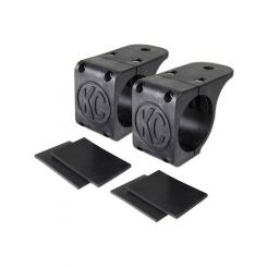 KC Hilites Universal Tube Clamp Light Mount Bracket Set 1.75" to 2" Tubing
