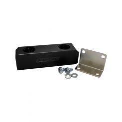 Aeroflow Billet Log Type Fuel Block -10AN Black