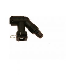McLeod Fitting Elbow Connector with Bleed Screw Wire Clip Male Plug In Fittings