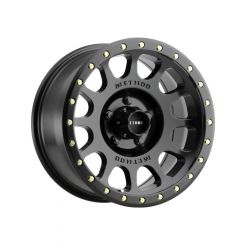 Method MR305 NV 17x8.5 0mm Offset 5x5 94mm CB Matte Black Wheel