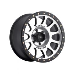 Method MR305 NV 17x8.5 0mm Offset 6x5.5 108mm CB Machined/Black