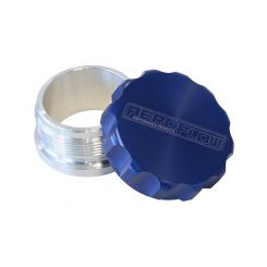 Aeroflow 1 Inch Billet Aluminium Weld-On Filler With Blue Cap